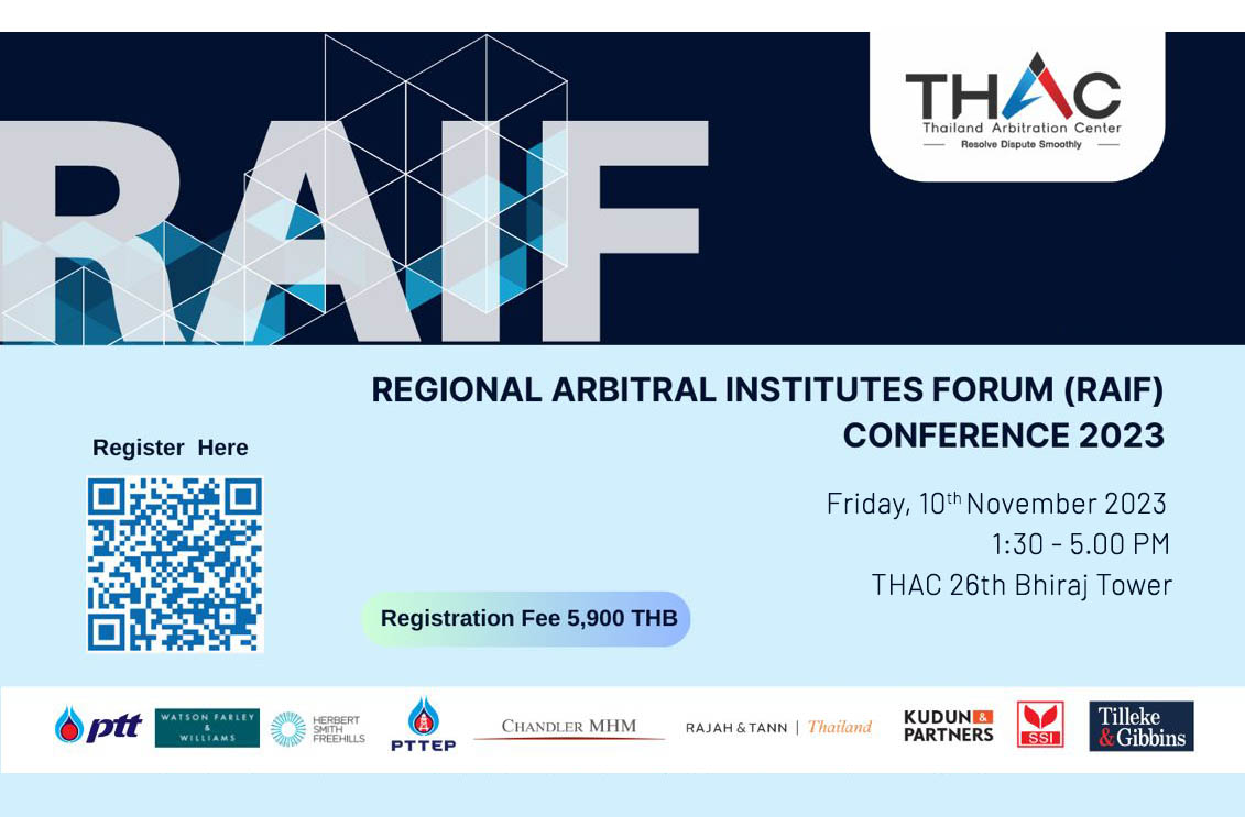 Regional Arbitral Institutes Forum (RAIF) Conference 2023